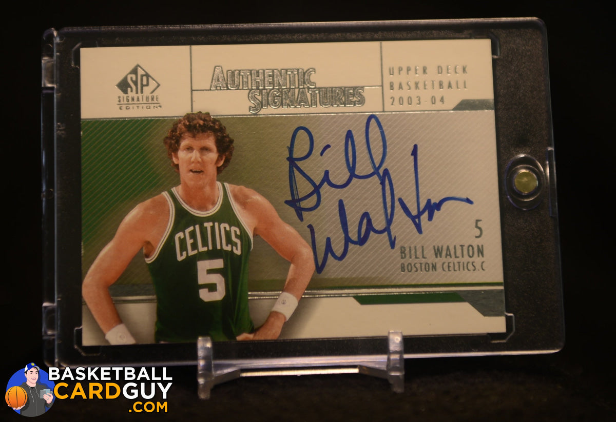 2003-04 SP Signature Edition Authentic Signatures Bill Walton #AS