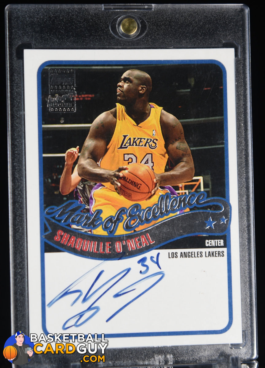 2003-04 Topps Mark of Excellence Autographs #SO Shaquille O'Neal E