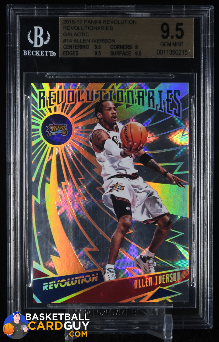 Allen Iverson 2016-17 Panini Revolution Revolutionaries Galactic