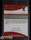 Dwyane Wade 2003 - 04 RC Flair Final Edition Row 1 #87 #/100 basketball card, numbered, rookie card