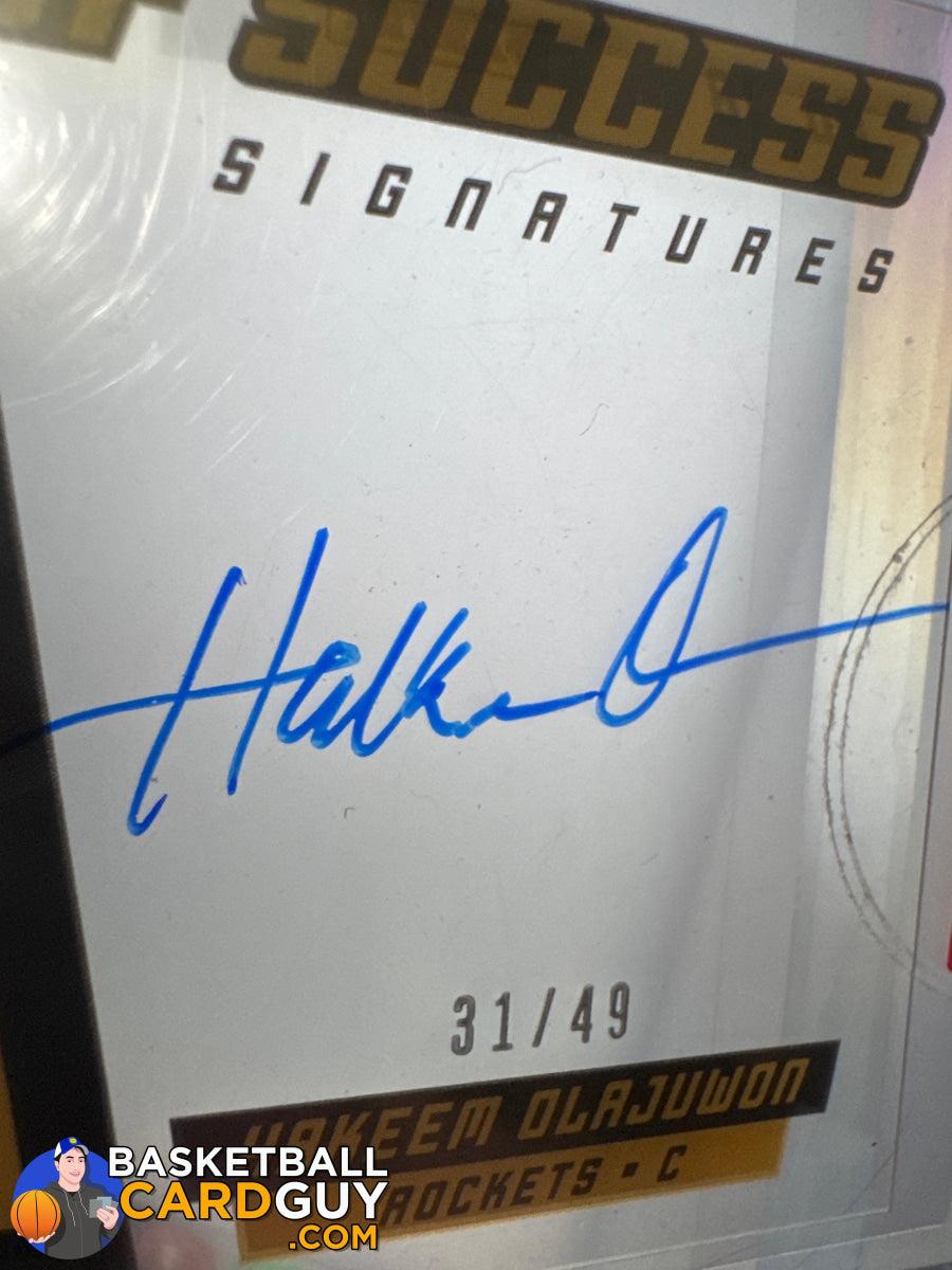 Hakeem Olajuwon 2013-14 Pinnacle Pinnacle of Success Autographs