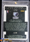 JA MORANT 2019 - 20 Panini Impeccable Stainless Stars Autographs #19 #/99 auto, autograph, basketball card, numbered, rookie card
