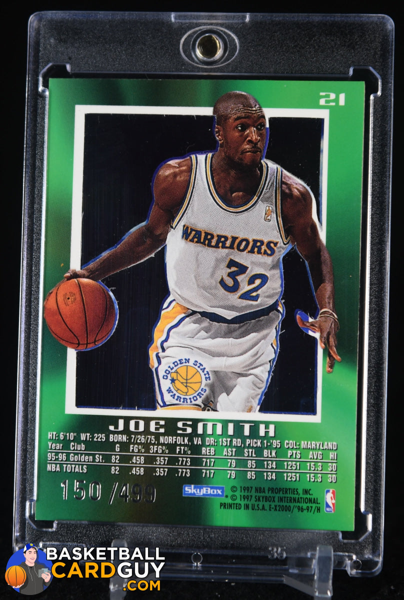 Joe Smith 1996-97 E-X2000 Credentials #21 #/499 – Basketball Card Guy
