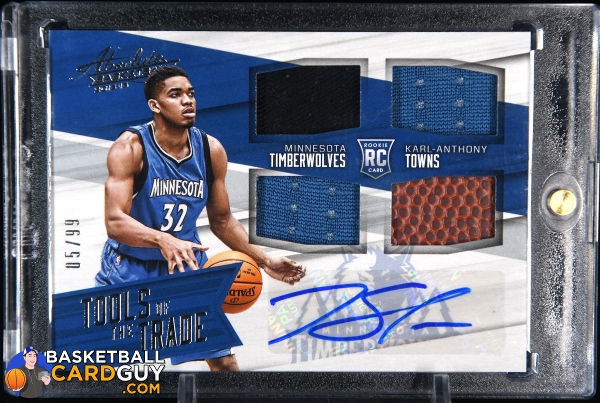 Outlet Karl Anthony Towns ROOKIE autograph