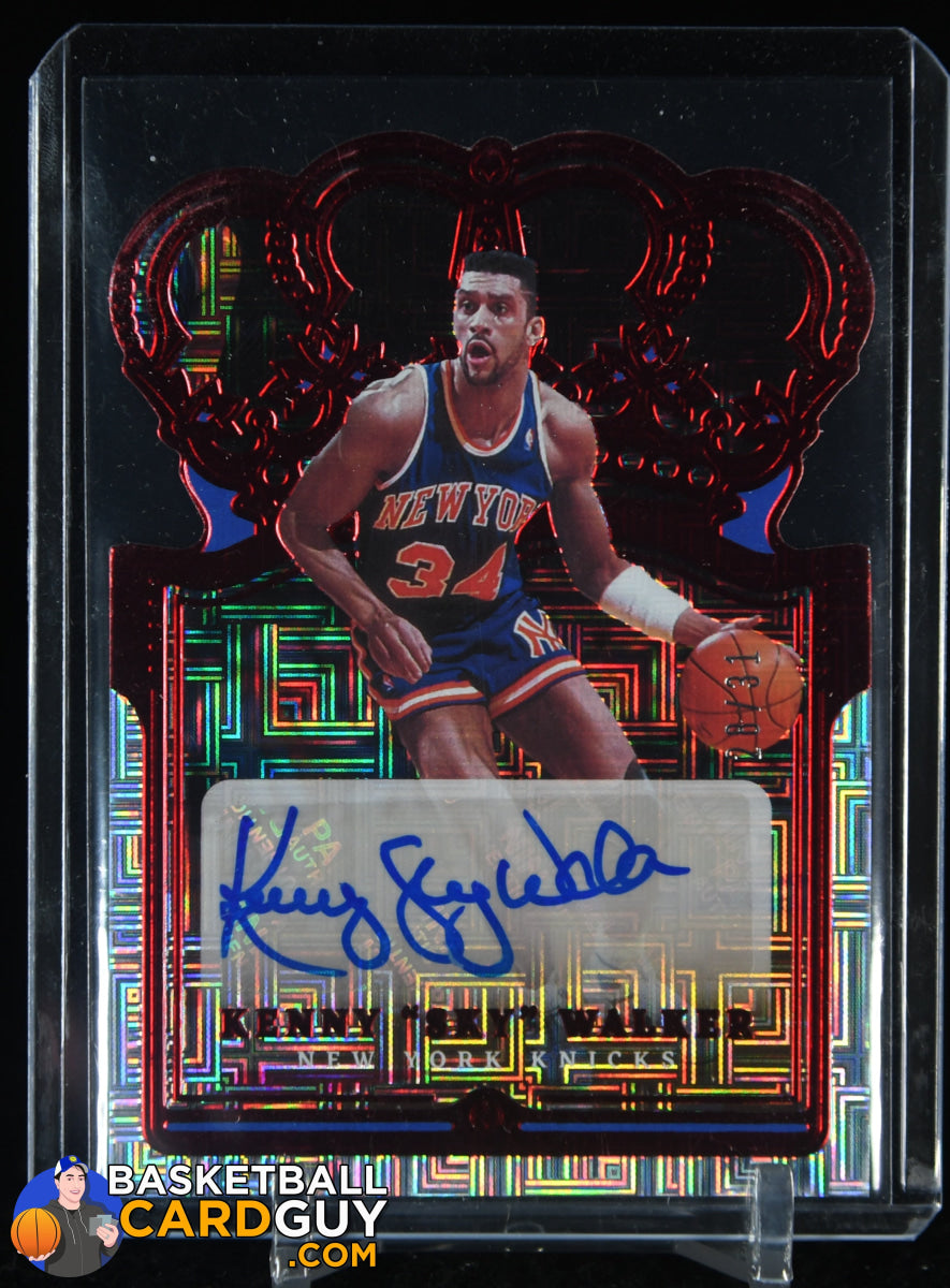 Kenny Sky Walker 2021-22 Crown Royale Crown Autographs Asia Red #3