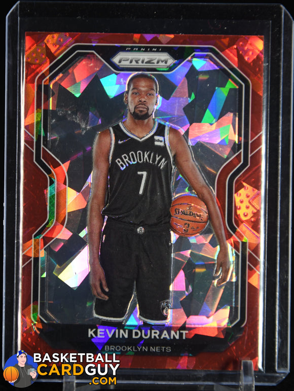 Kevin Durant 2020 - 21 Panini Prizm Prizms Red Ice #81 basketball card