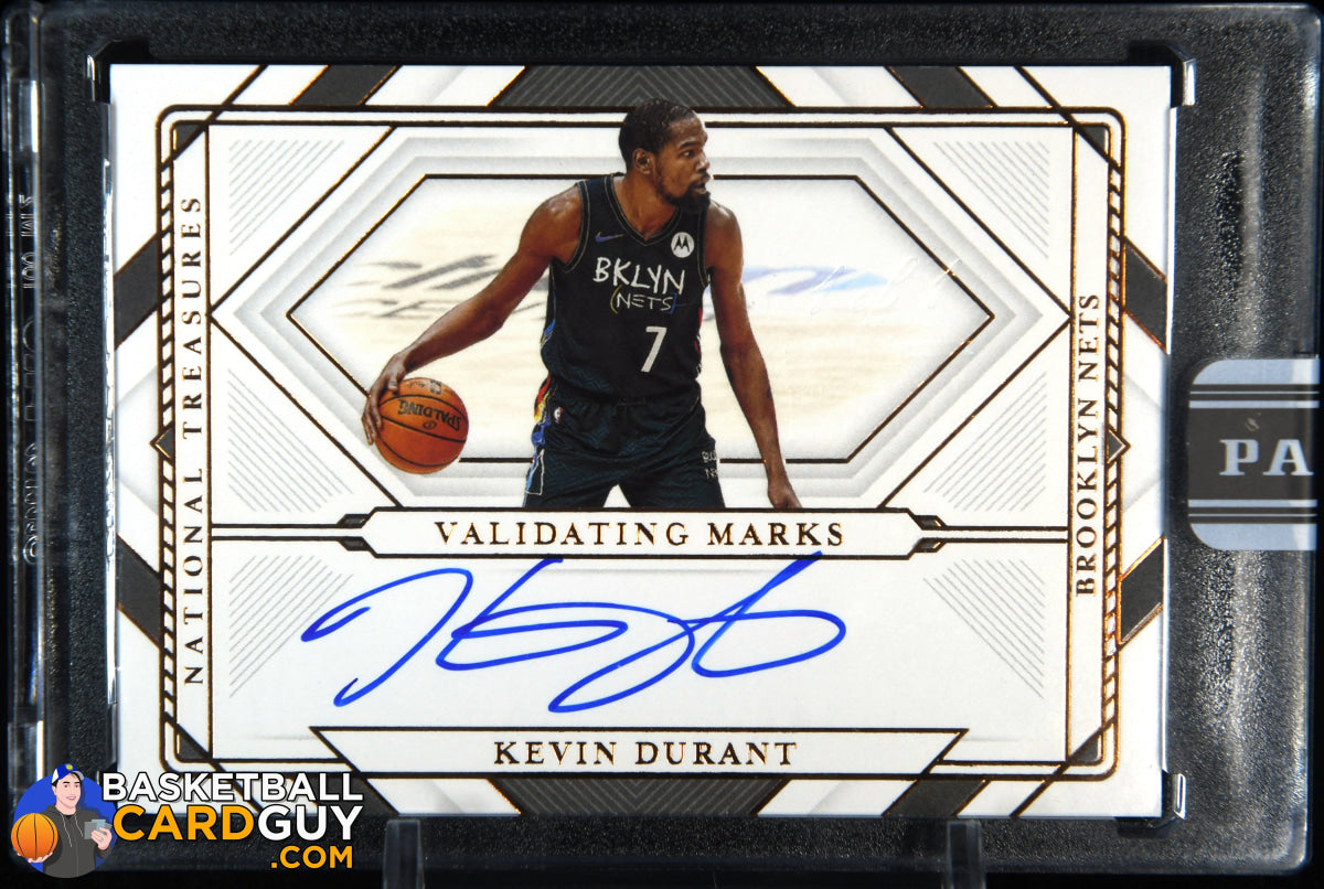 Kevin Durant 2021-22 Panini National Treasures Validating Marks Autographs  Bronze #5 #1/1 BLACK BOX