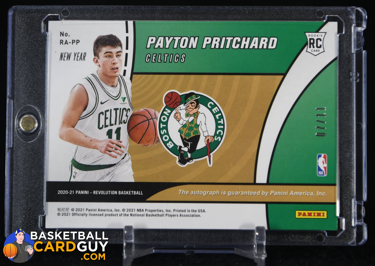 Payton Pritchard 2020-21 Panini Revolution Rookie Autographs