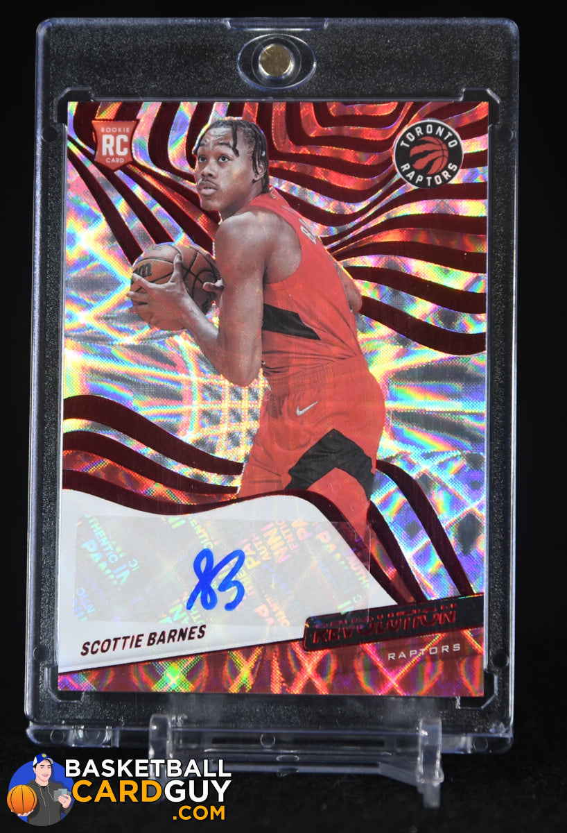 Scottie Barnes RC auto /50シリ Scottie Barnes 2021-22 Panini Revolution Rookie Autographs Asia RC