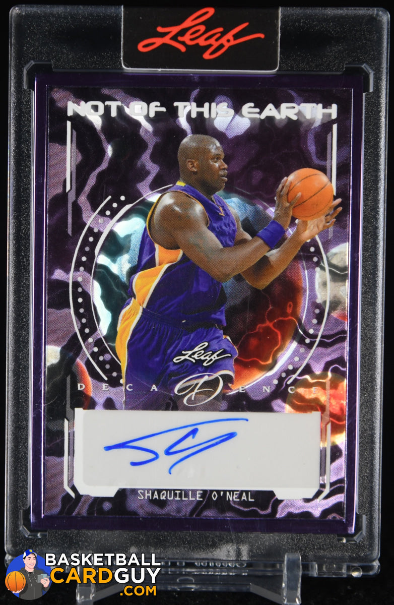 Shaquille O'Neal Leaf 2024 Not of Thie Earth Autograph #5/5