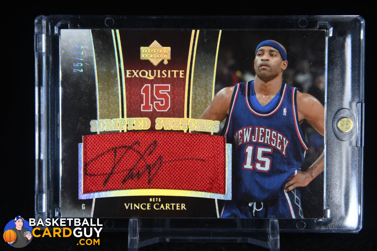 Obsidian Vince Carter /25 hot auto and game worn thread