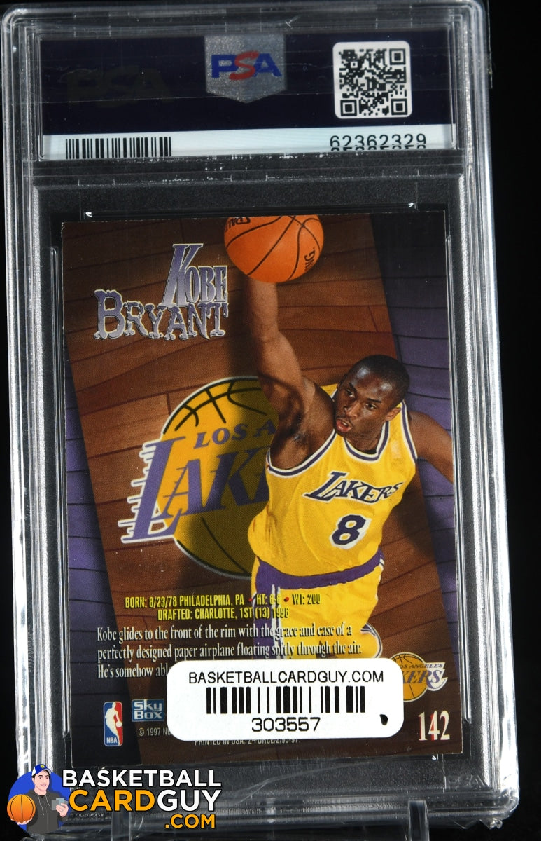 1996-97 Skybox Z- Force #142 Kobe Bryant Lakers RC Rookie PSA