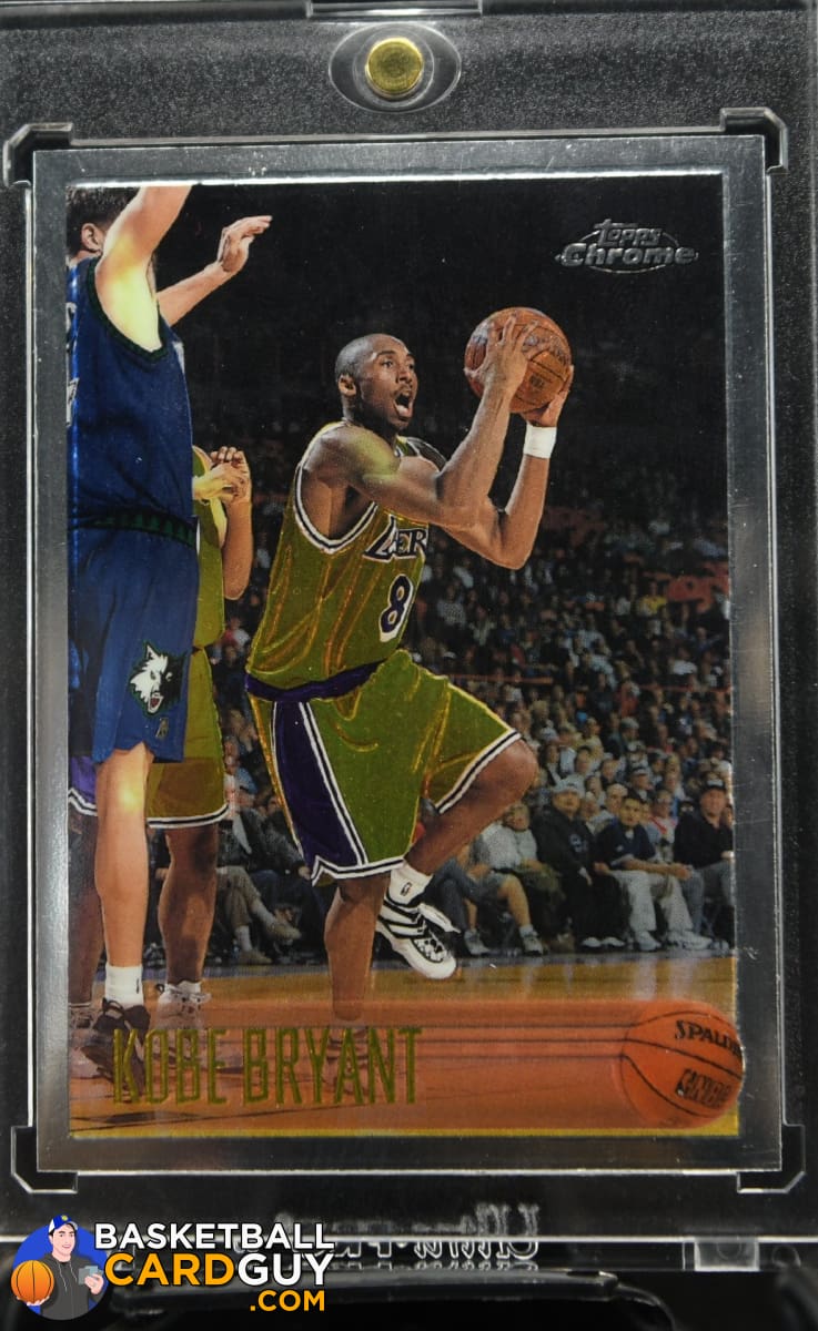 1996-97 Topps Chrome #138 Kobe Bryant RC (WELL CENTERED, GREAT COLOR)