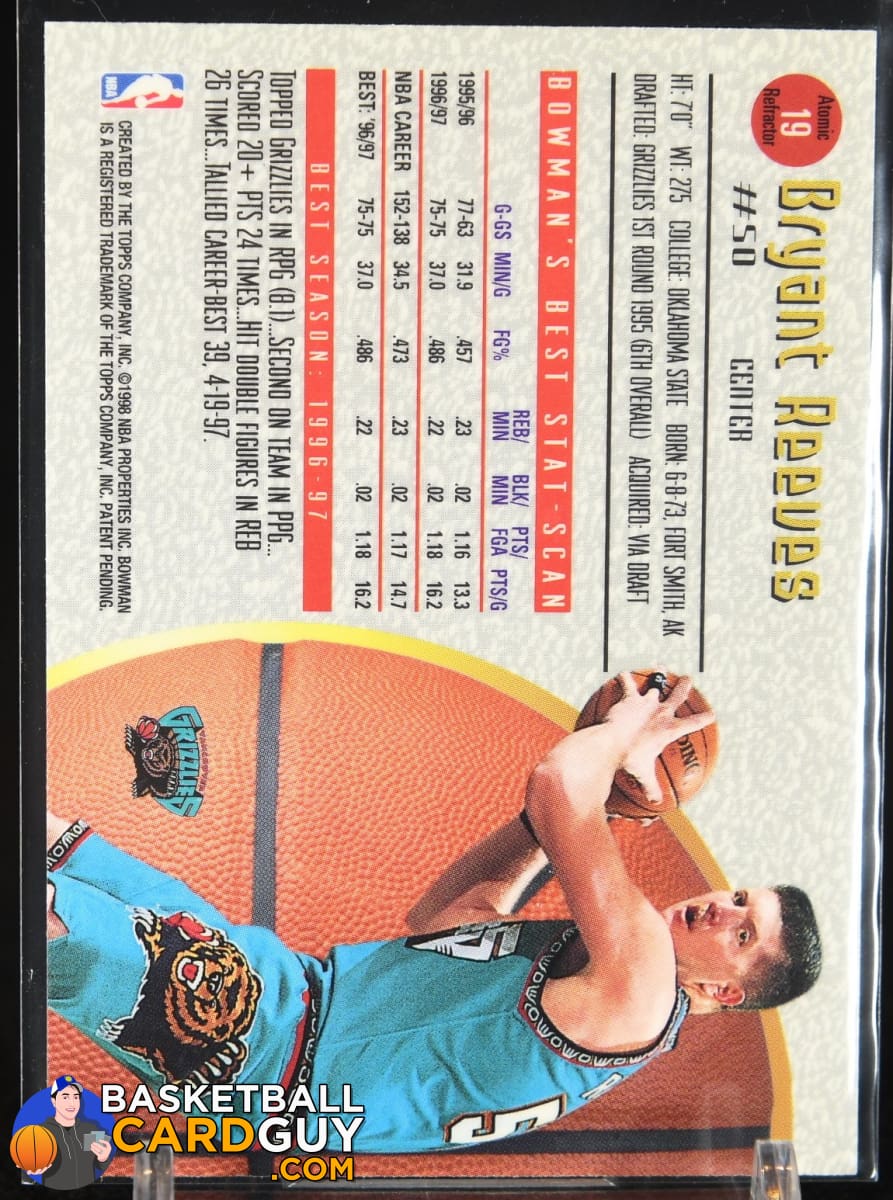 Bryant Reeves All Basketball Cards