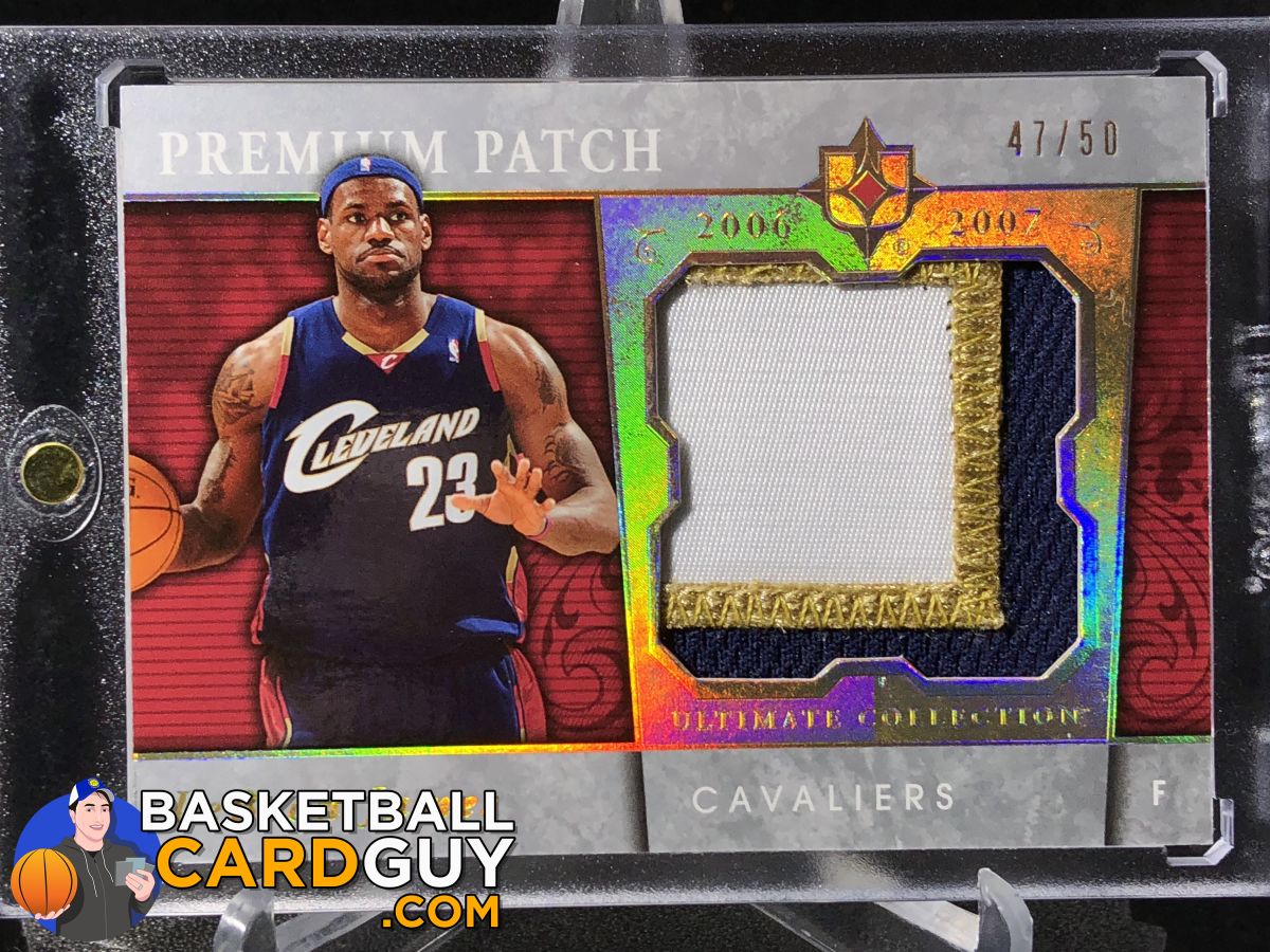 2006-07 Ultimate Collection Premium Swatches Patch #PRLJ LeBron 