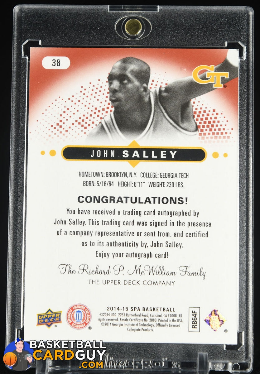 2014 15 SP Authentic Autographs Red 38 John Salley 3