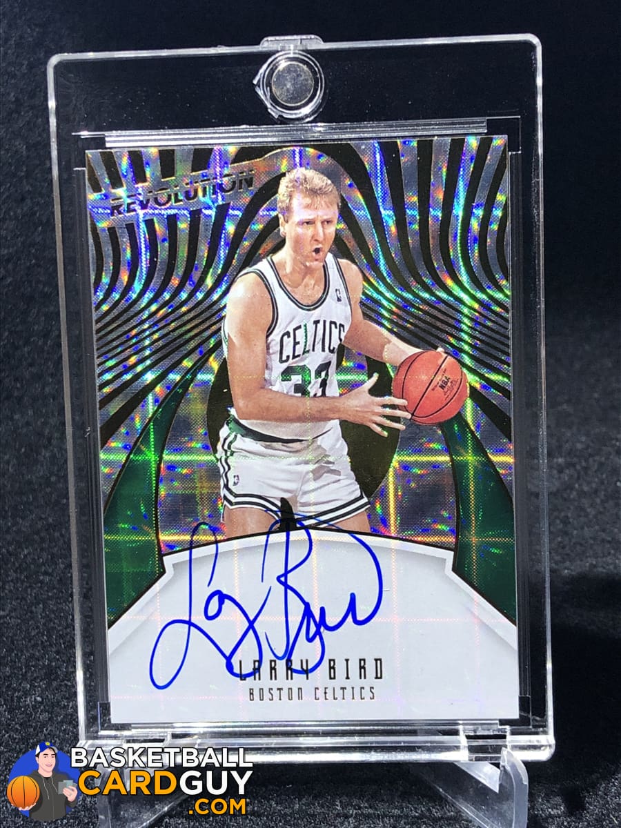 Larry Bird Signed 2016-17 Limited Decade Dominance Materials Prime