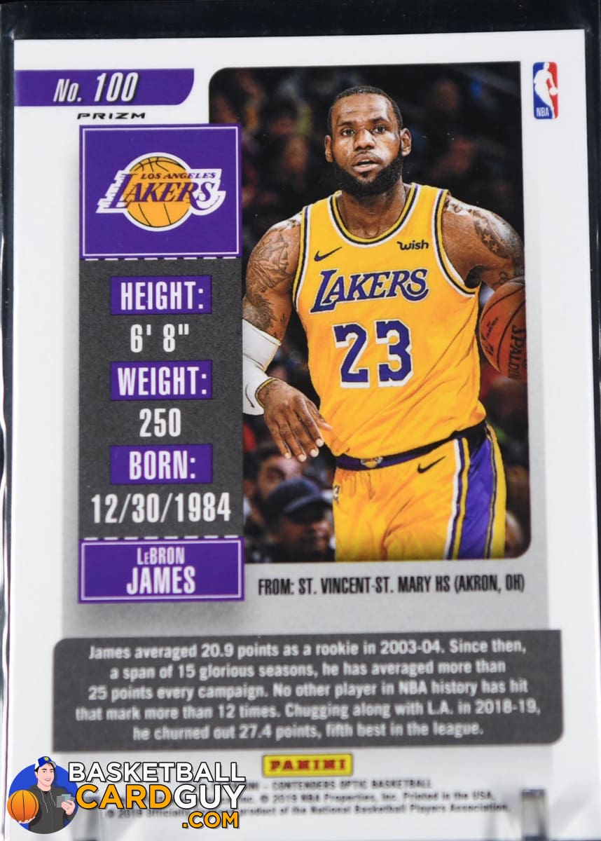 Panini Contenders LeBron James 25枚限定 カード - beaconparenting.ie