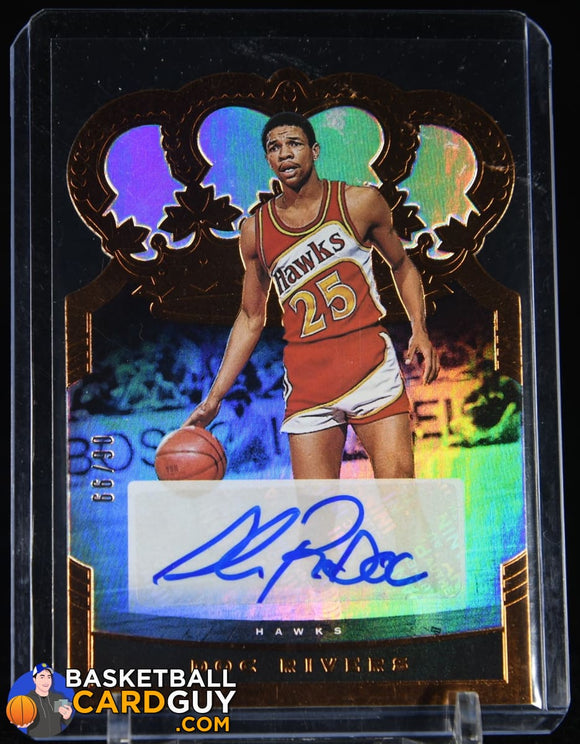 2020-21 Crown Royale Crown Autographs #/99 autograph, basketball card, numbered