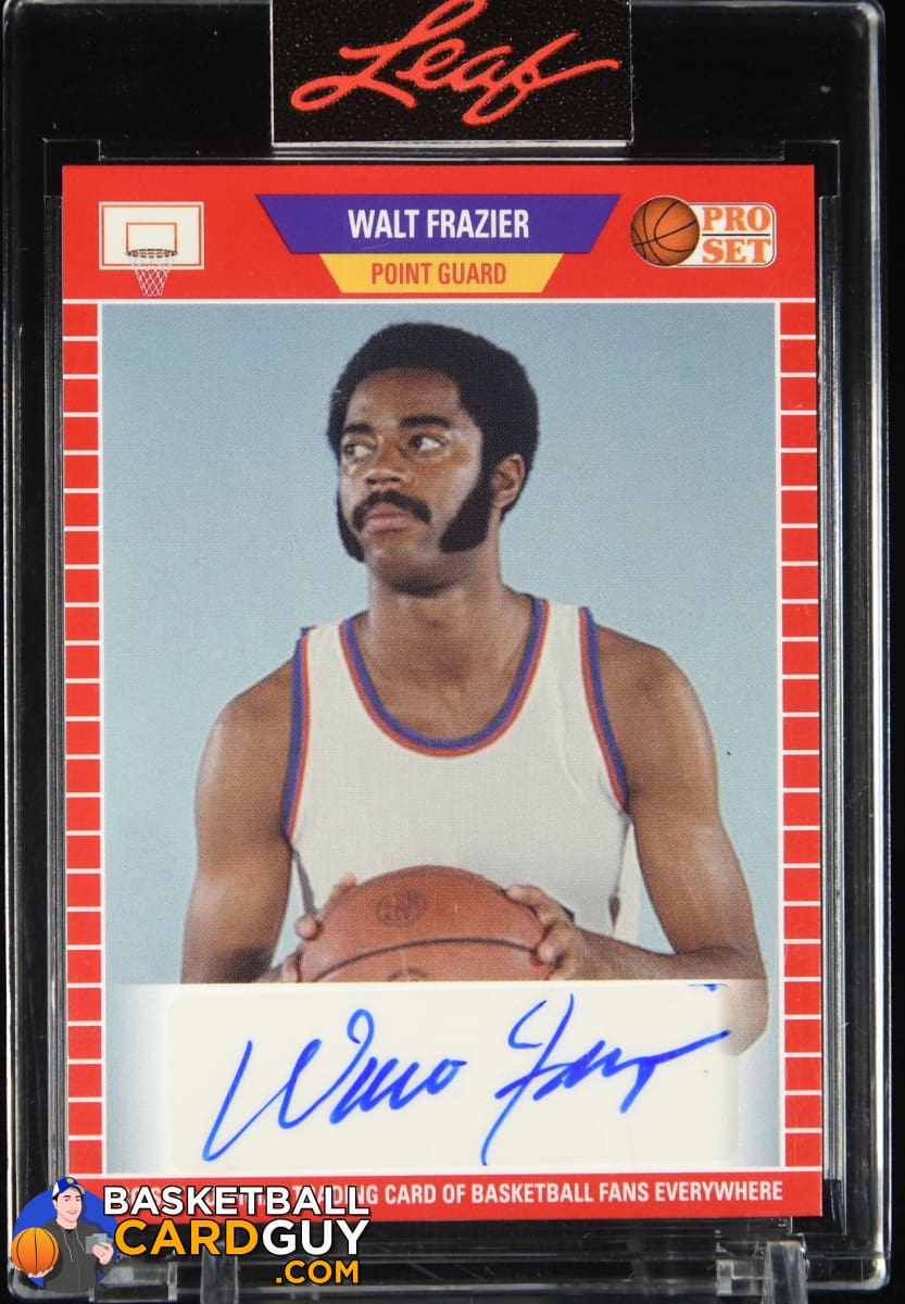2021 Leaf Pro Set Sports Autographs Red #PSAWF1 Walt Frazier/40