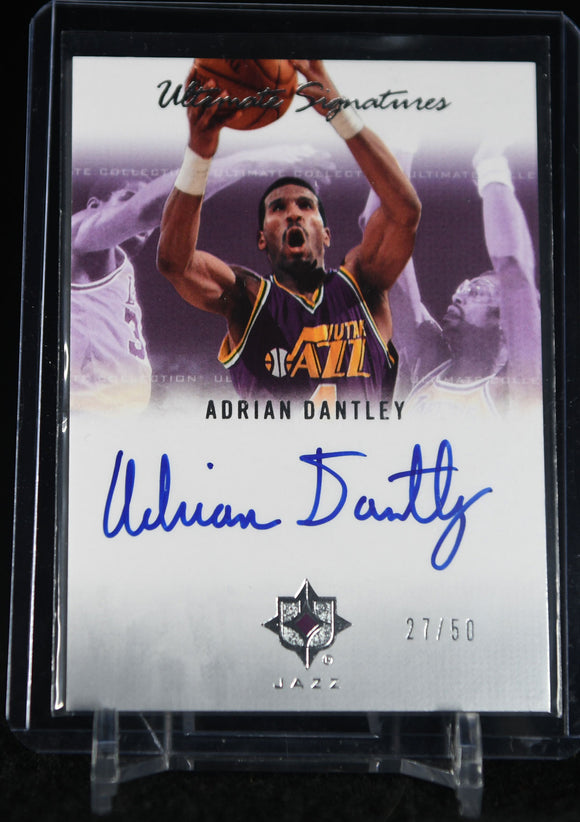 Adrian Dantley 2007-08 Ultimate Collection Signatures #/50