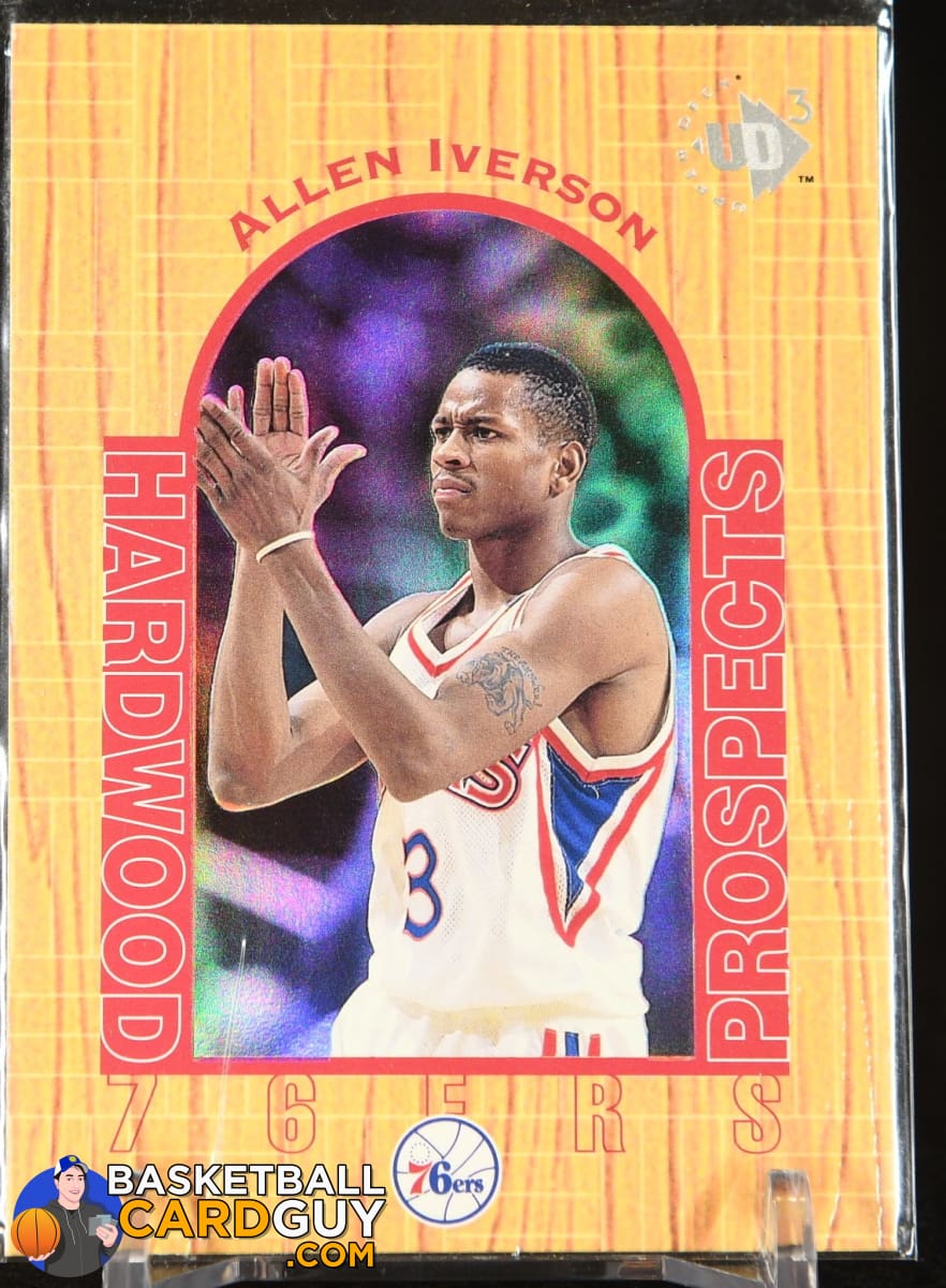 My favorite Allen Iverson rookie year card, that I got from a