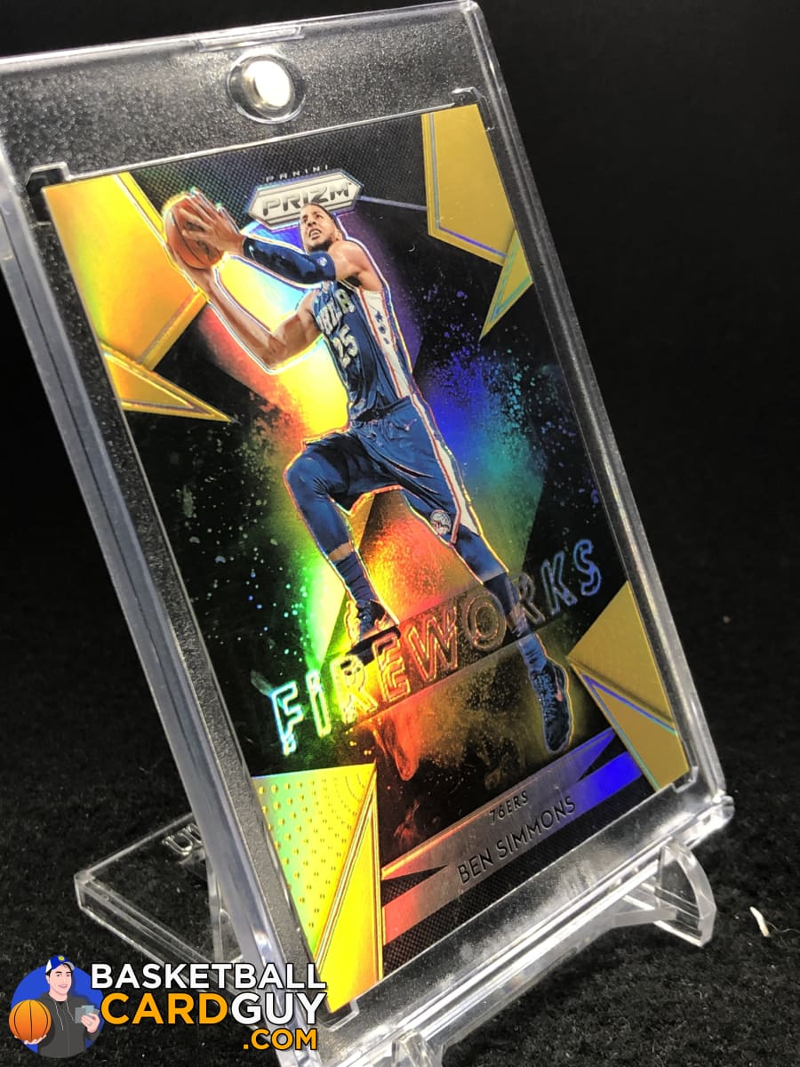 Ben Simmons 2018-19 Panini Prizm Fireworks Prizms Gold #/10