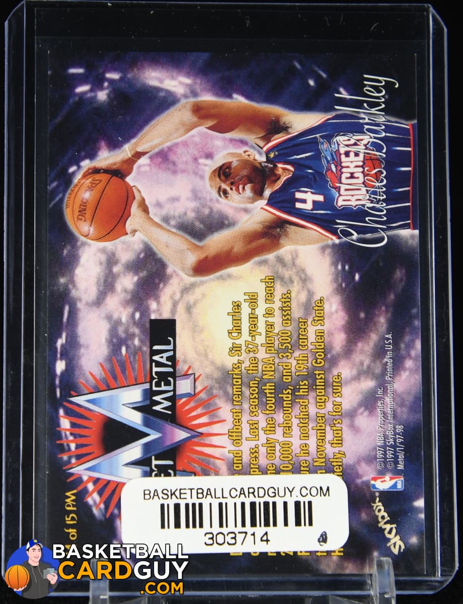 Charles Barkley 1997-98 Metal Universe Planet Metal