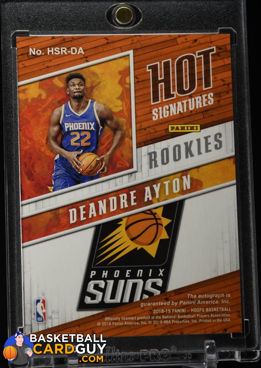 Deandre Ayton 2018-19 Hoops Hot Signatures Rookies – Basketball