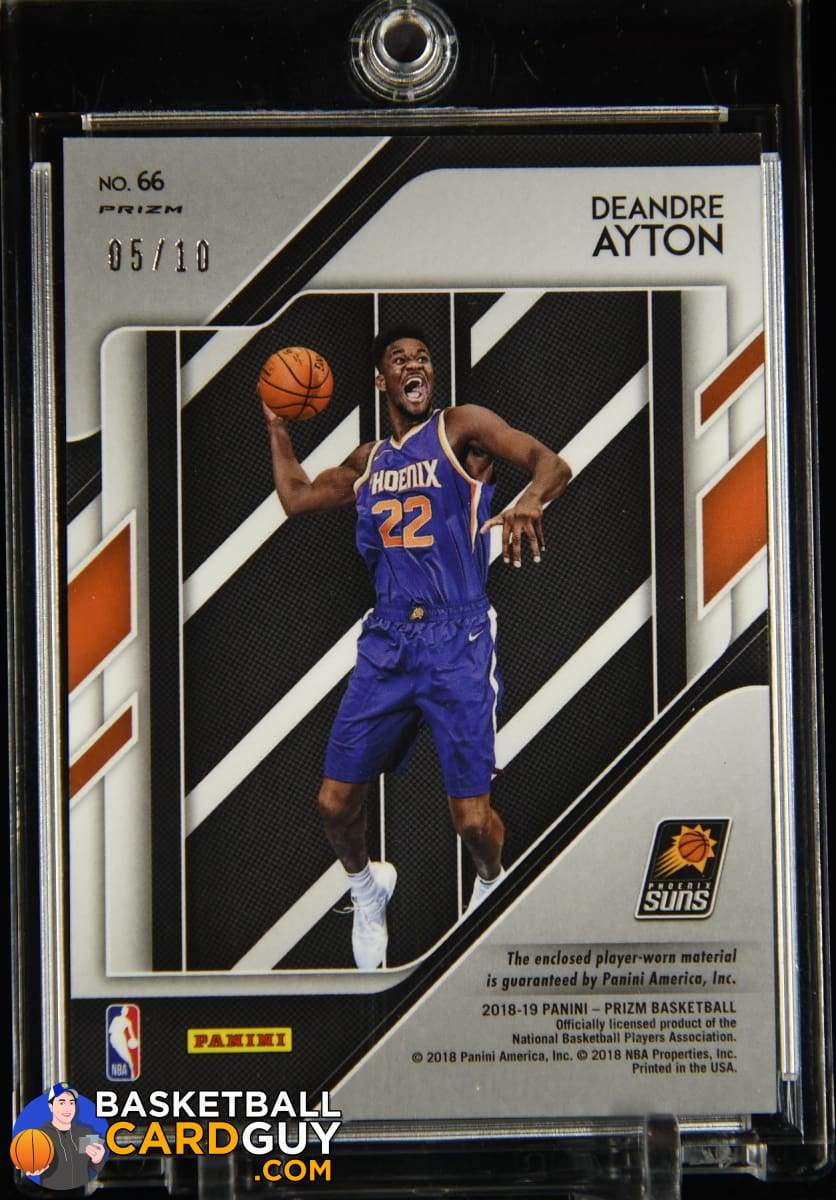 Deandre Ayton 2018-19 Prizm Sensational Swatches Prime Patch