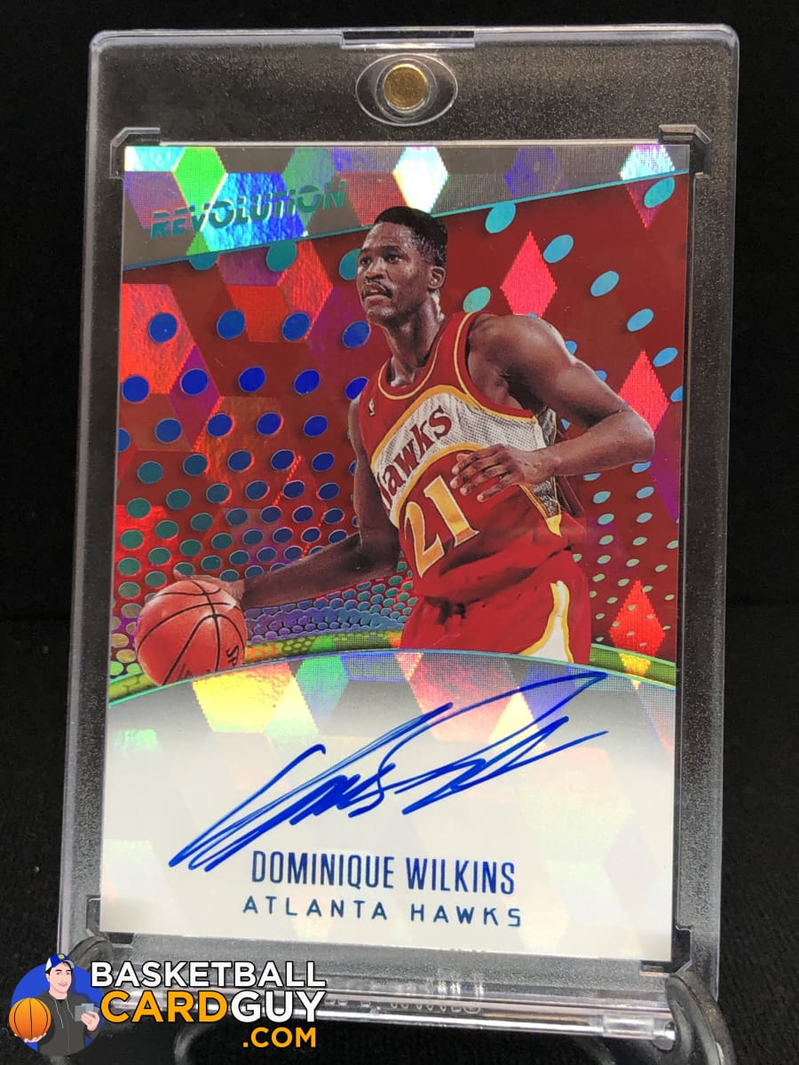 Dominique Wilkins 2017-18 Panini Revolution Autographs Cubic #/50 ...