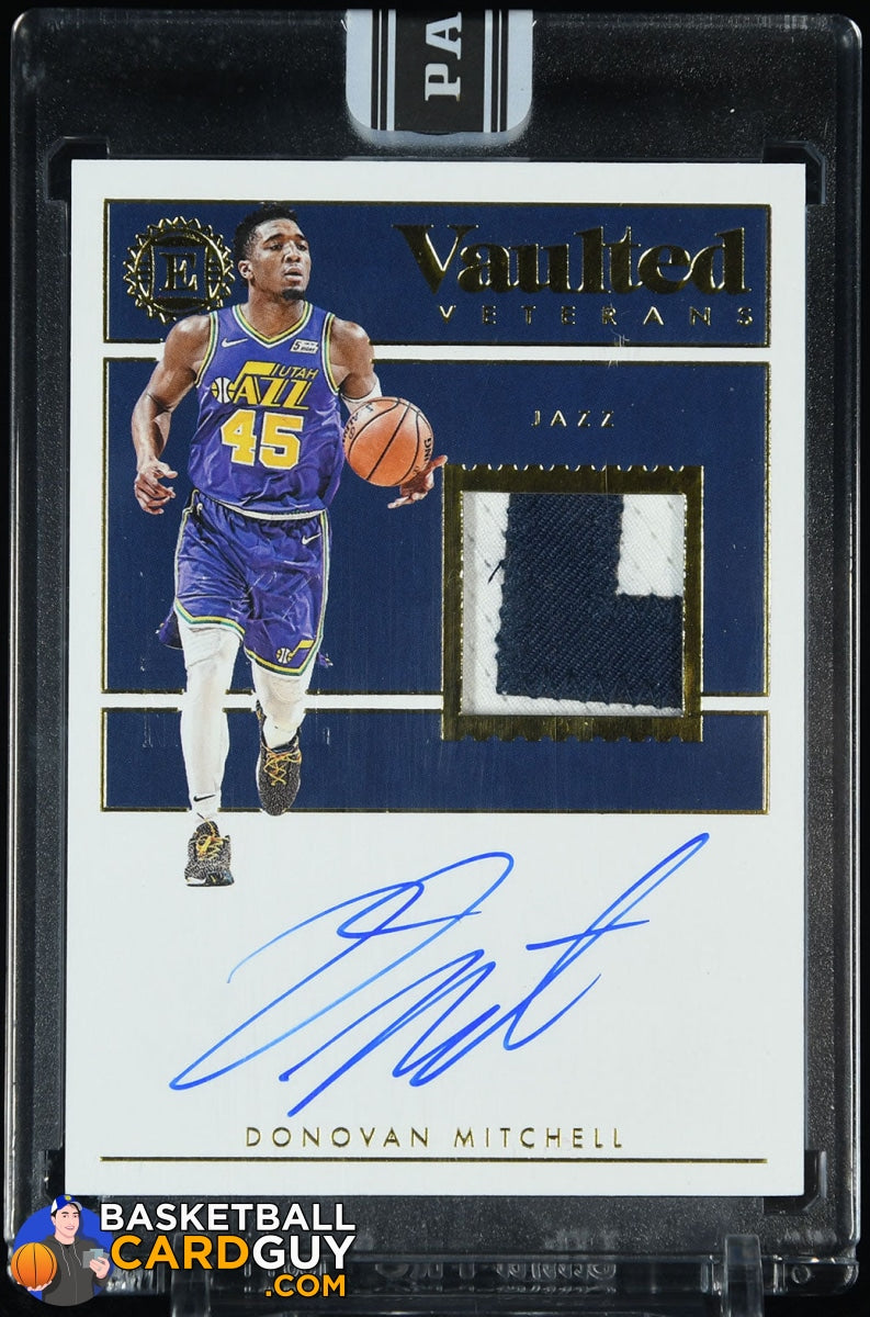 ONE OF ONE! deals 2021 PRESIDENT CHOICE DONOVAN MITCHELL JUMBO MEMORABILIA PATCH # 1/1