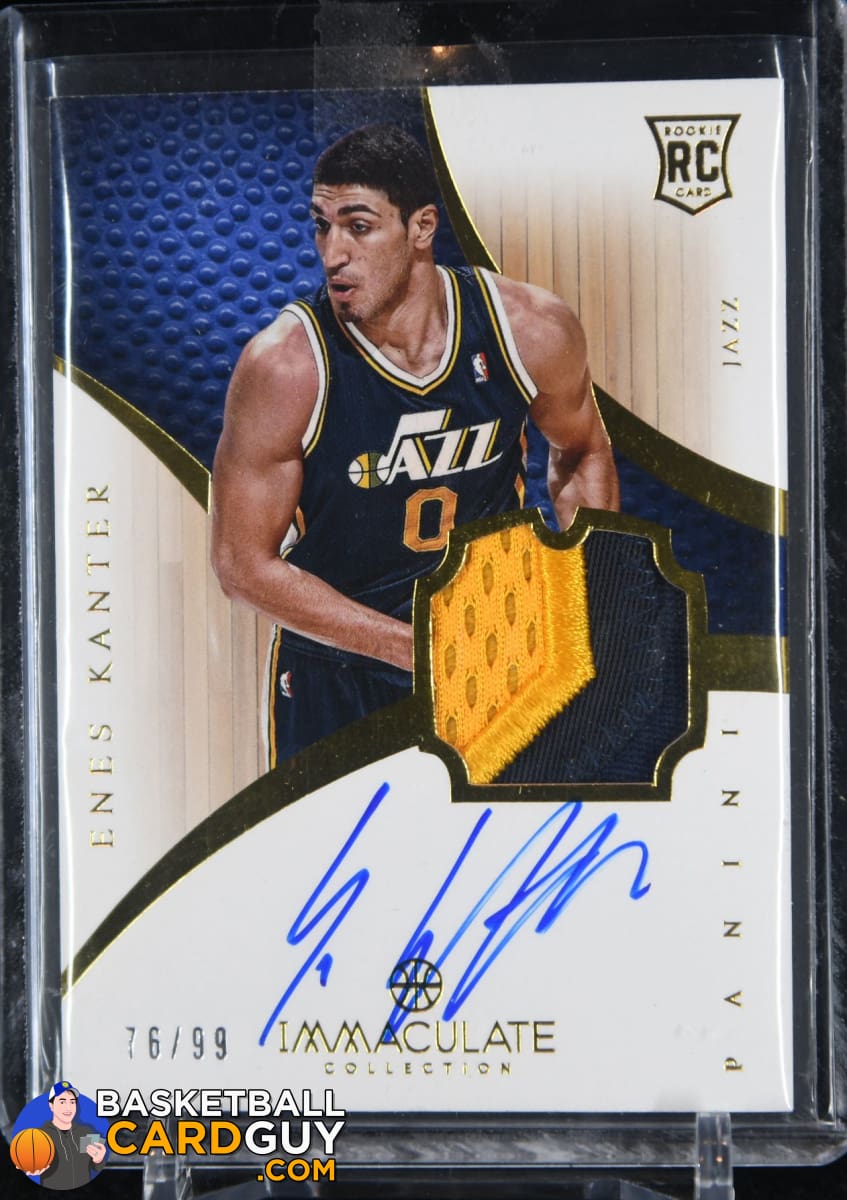 Panini Enes Kanter Basketball Autographed Sports Trading Cards