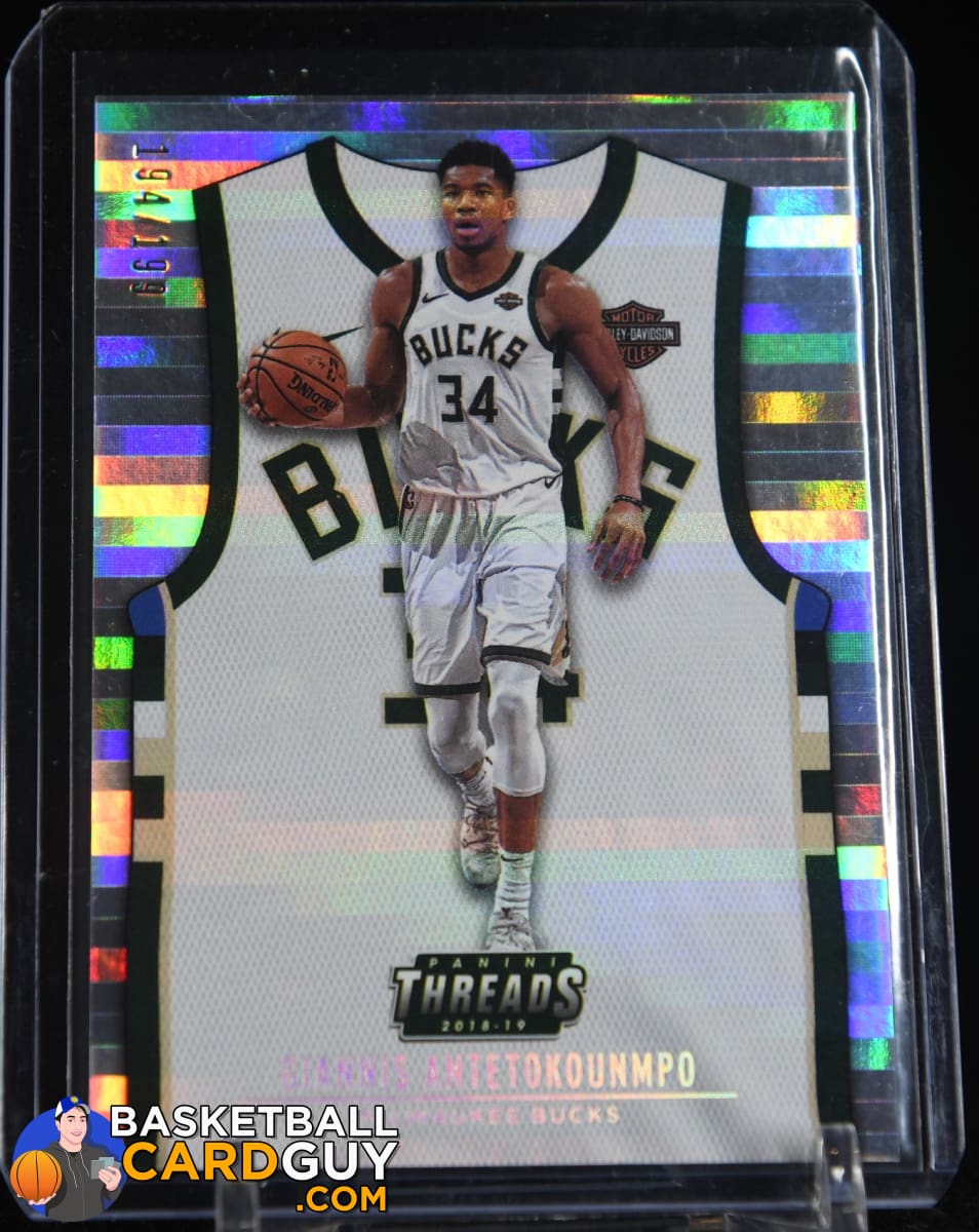 Giannis Antetokounmpo 2018-19 Panini Threads Premium #140 #/199