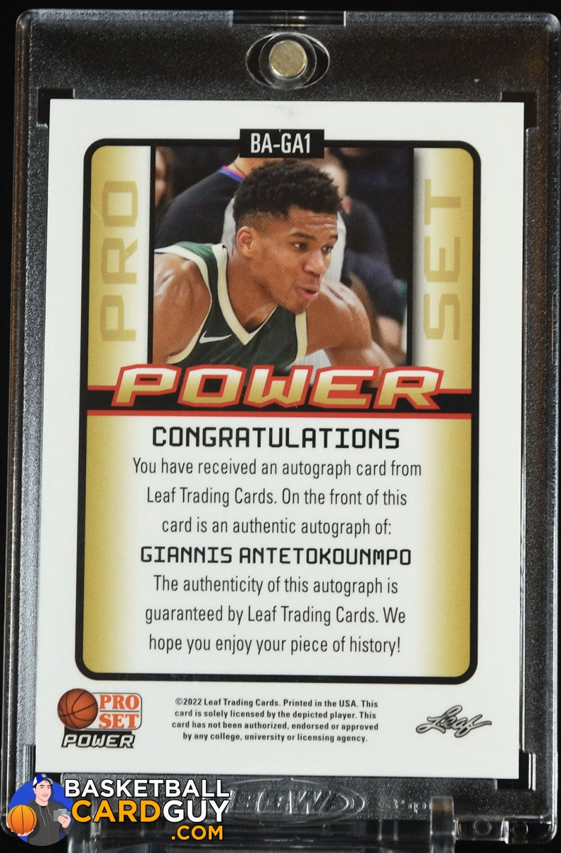 カテゴリ☲ Giannis Antetokounmpo leaf社 直筆サインカード 1/1の通販