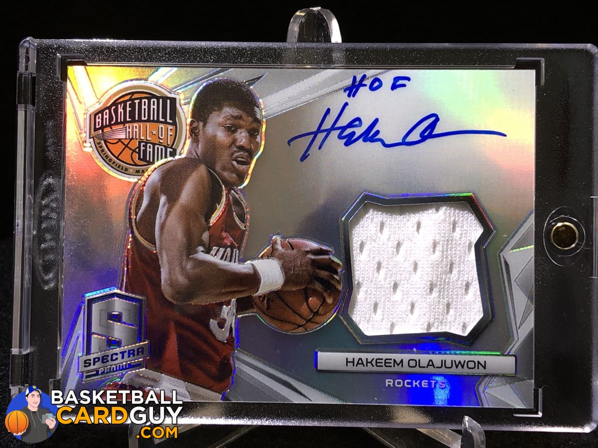 Hakeem Olajuwon 2014-15 Panini Spectra Hall of Fame Autograph