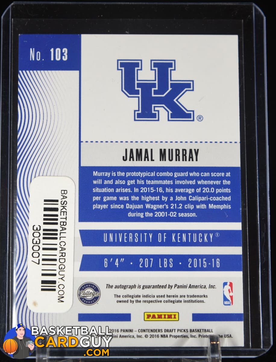 2022-23 Chronicles Draft Jamal Murray Tools of the Trade Red Jersey 34/199