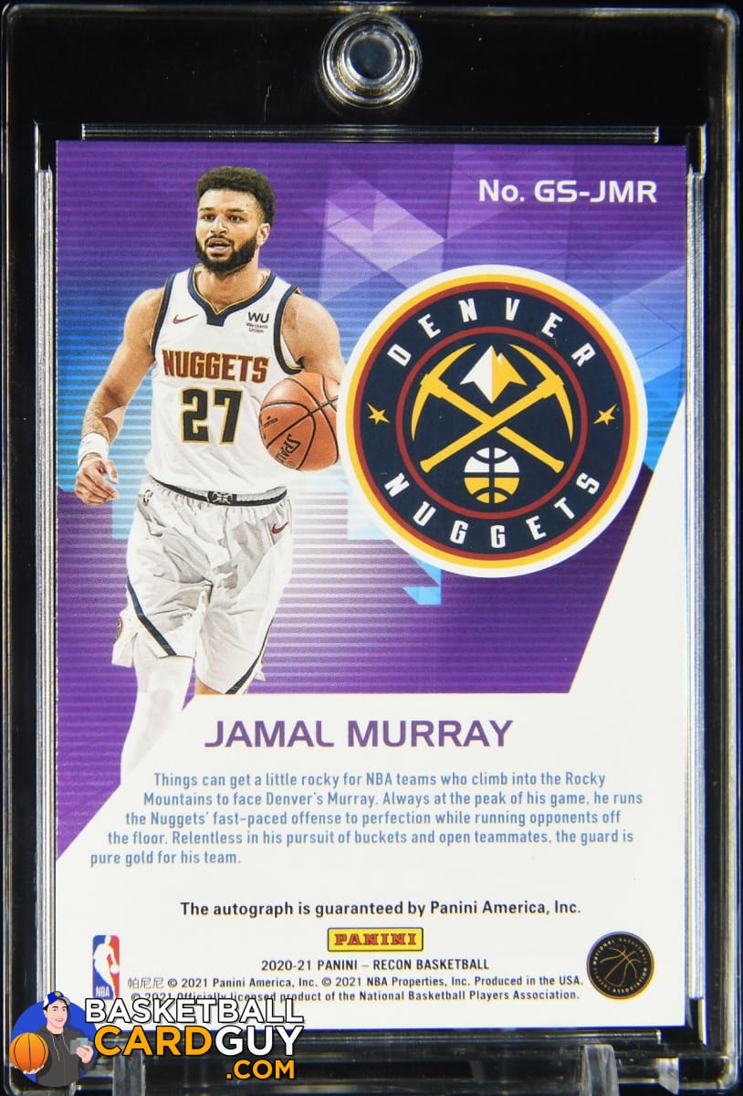 Jamal Murray 2020-21 Panini Recon Glorified Signatures Green #/5