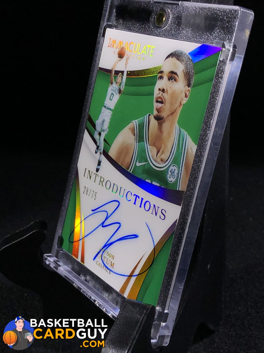 Jayson Tatum 2017-18 Immaculate Collection Immaculate