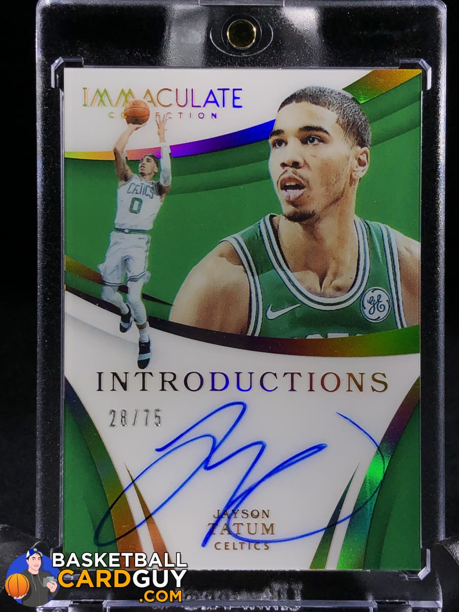 Jayson Tatum 2017-18 Immaculate Collection Immaculate