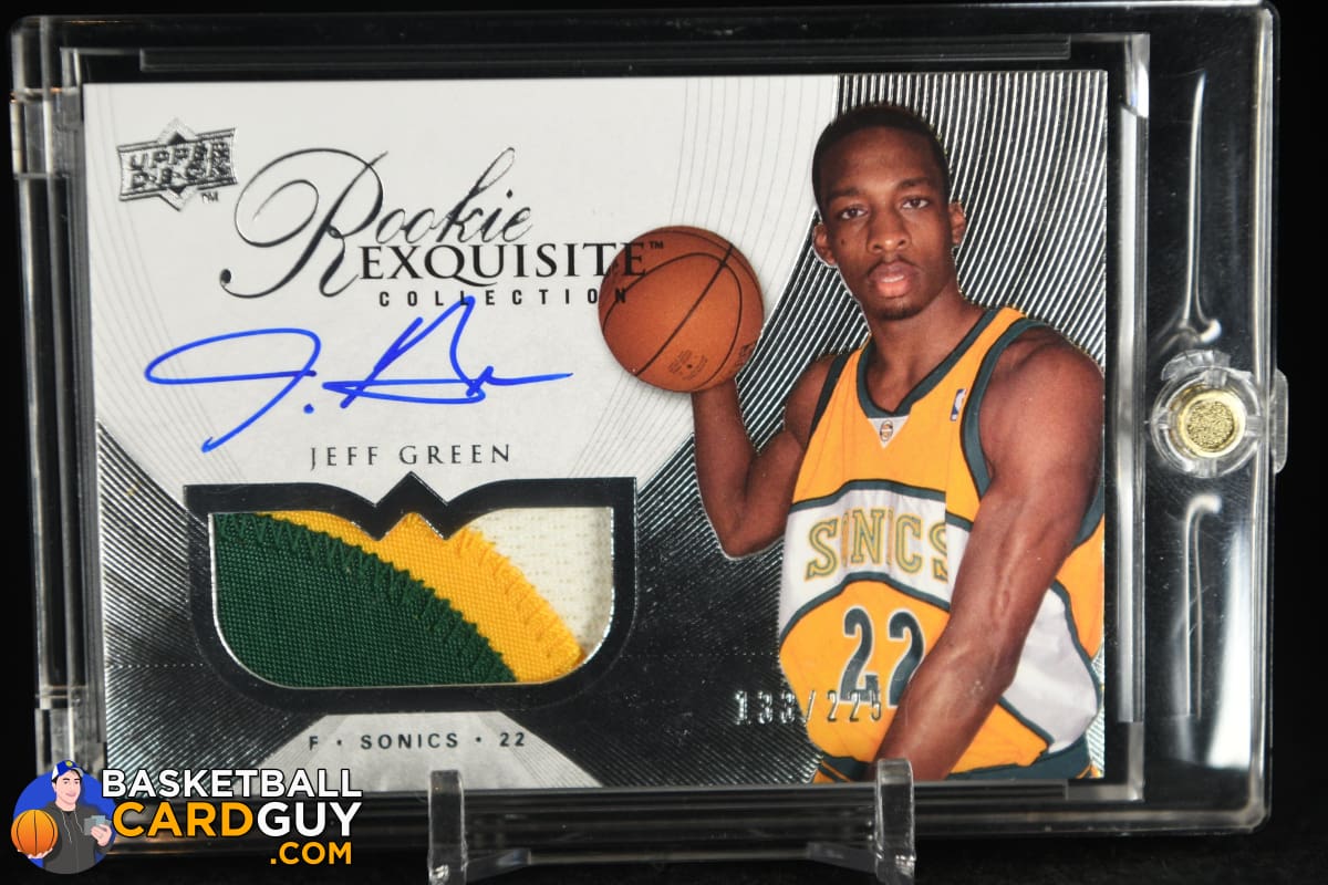 Jeff Green 2007-08 Exquisite Collection #78 JSY AU RC