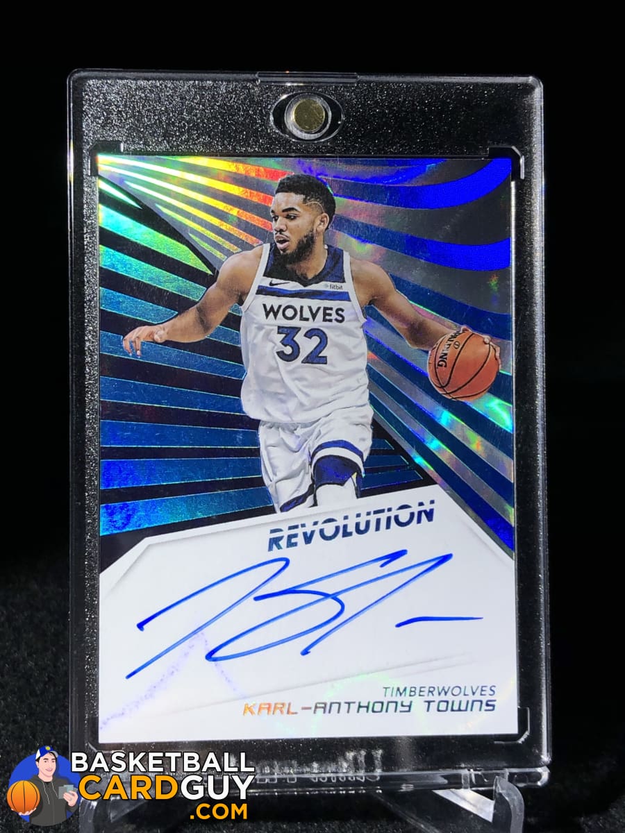 Karl-Anthony Towns 2018-19 Panini Revolution Autographs Infinite #/25