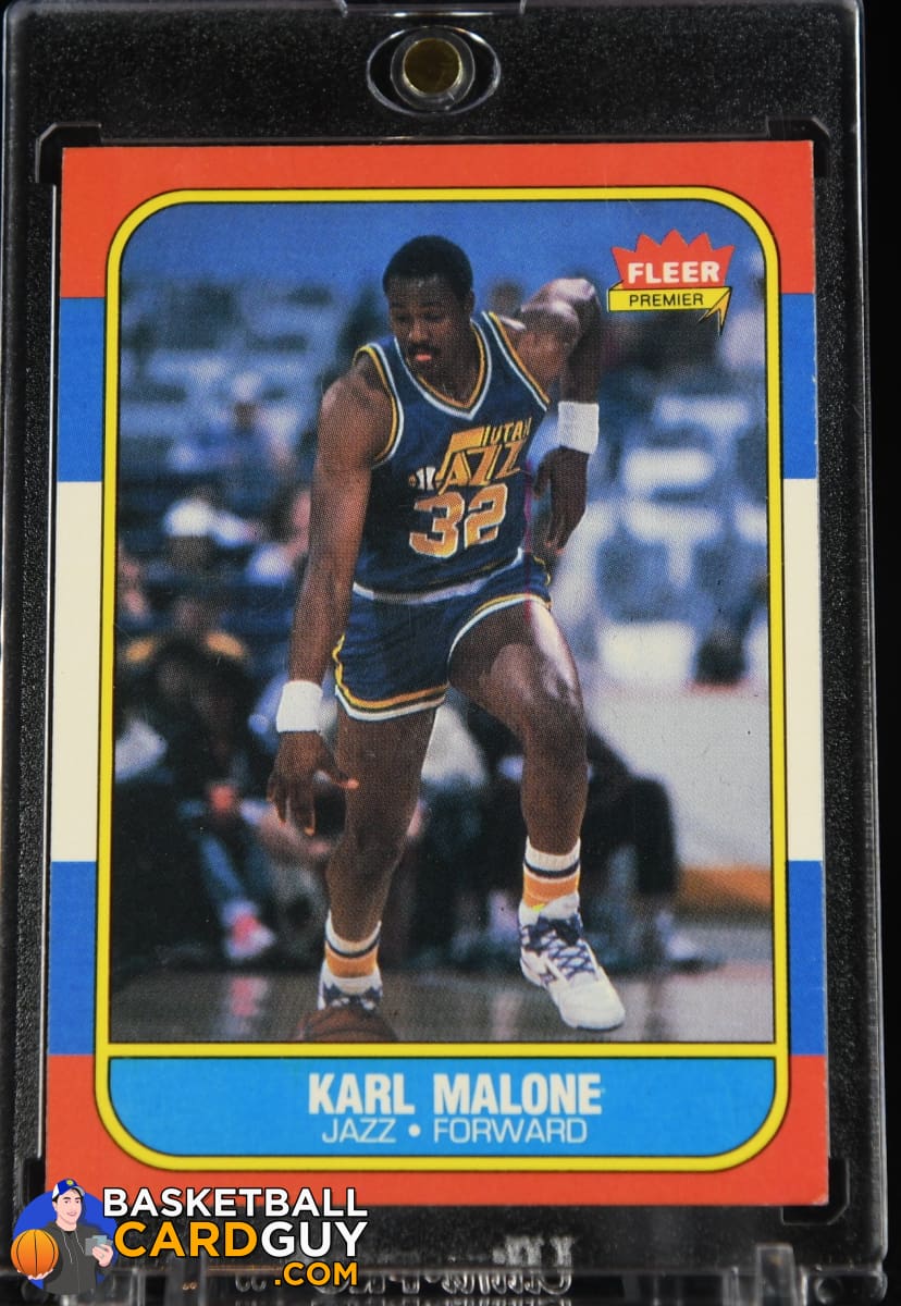 Karl Malone 1986-87 Fleer #68 RC