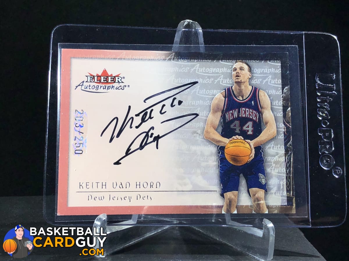 Keith Van Horn 2000 01 Skybox Premium Autographics Silver 250