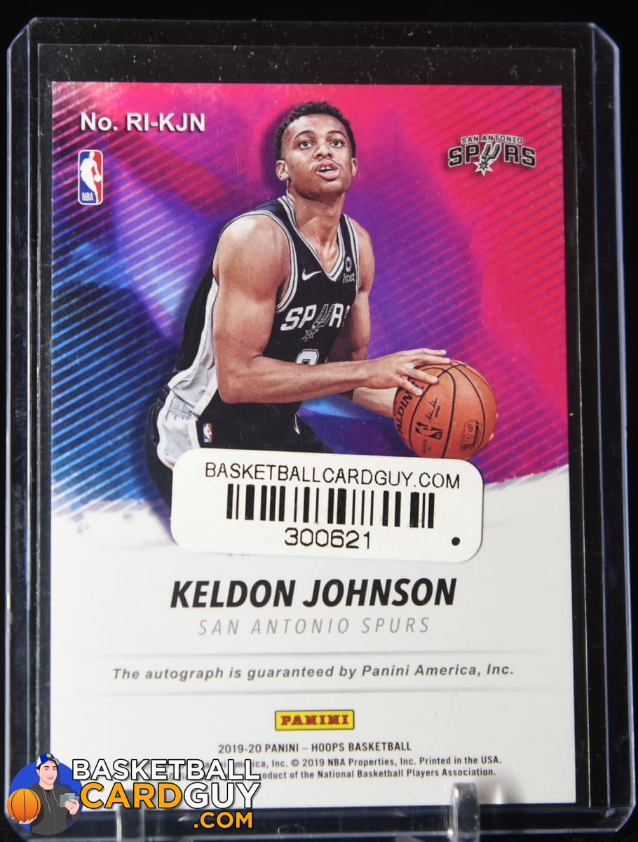 Keldon Johnson 2019-20 Hoops Rookie Ink #20 RC