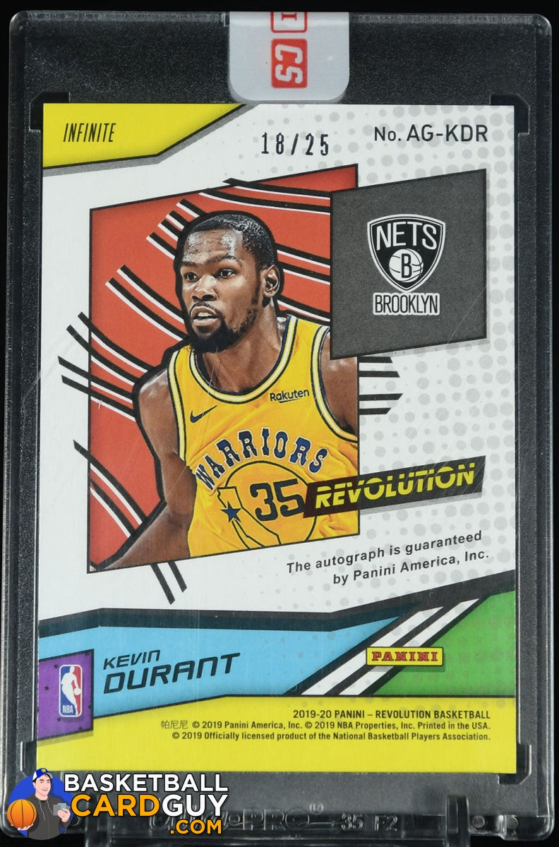 Kevin Durant 2019-20 Panini Revolution Autographs Infinite #/25