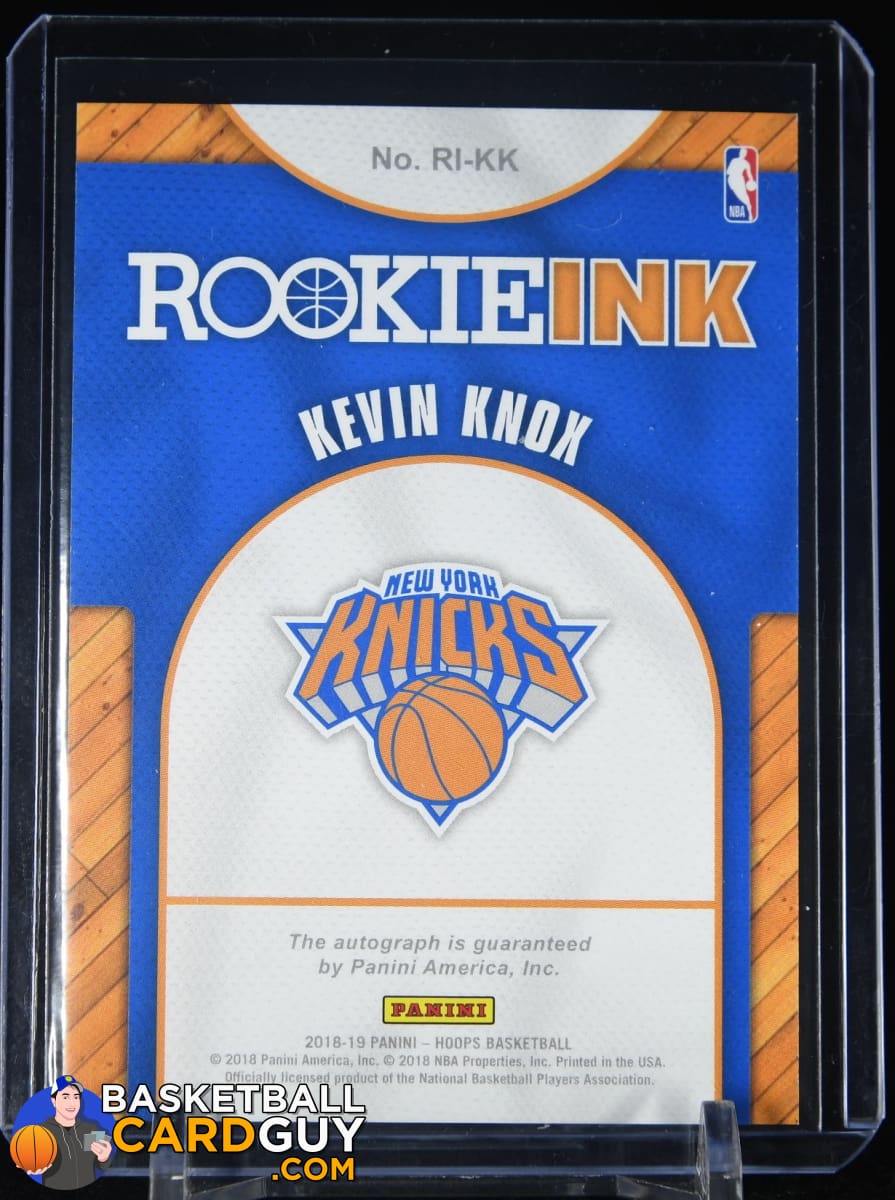 Kevin Knox 2018-19 Hoops Rookie Ink #9