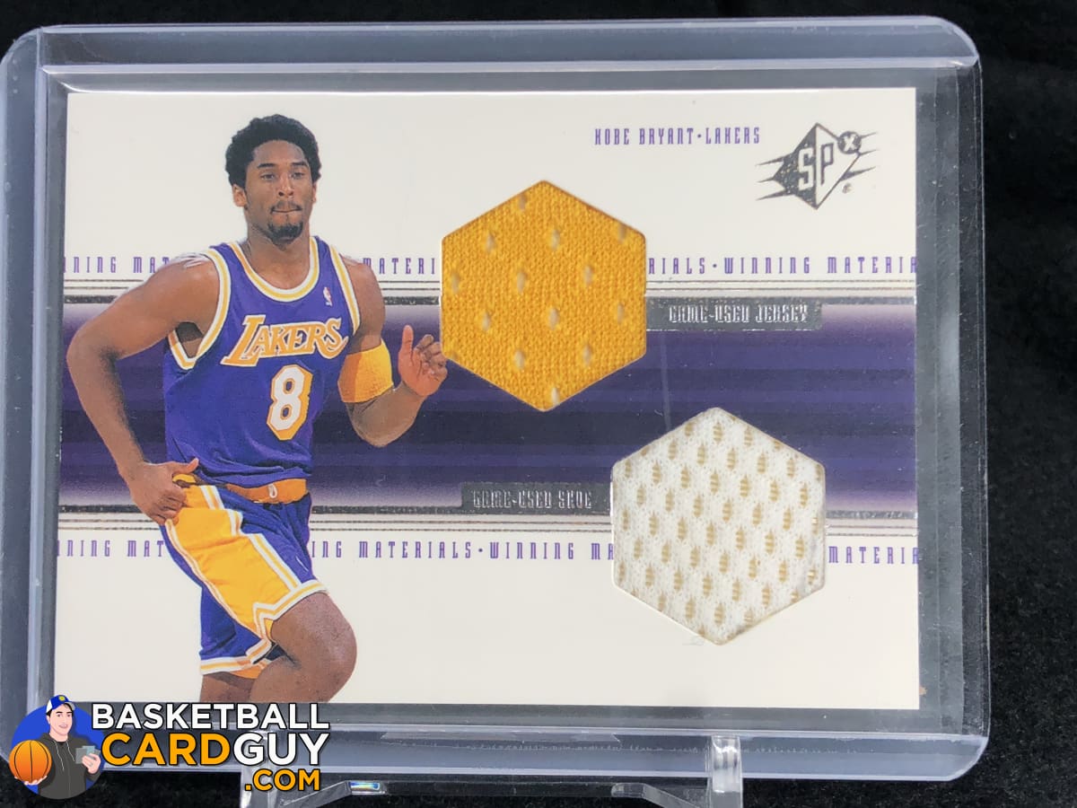 Kobe Bryant 1999-00 SPx Winning Materials #WM4 Jersey/Shoe Patch –  Basketball Card Guy