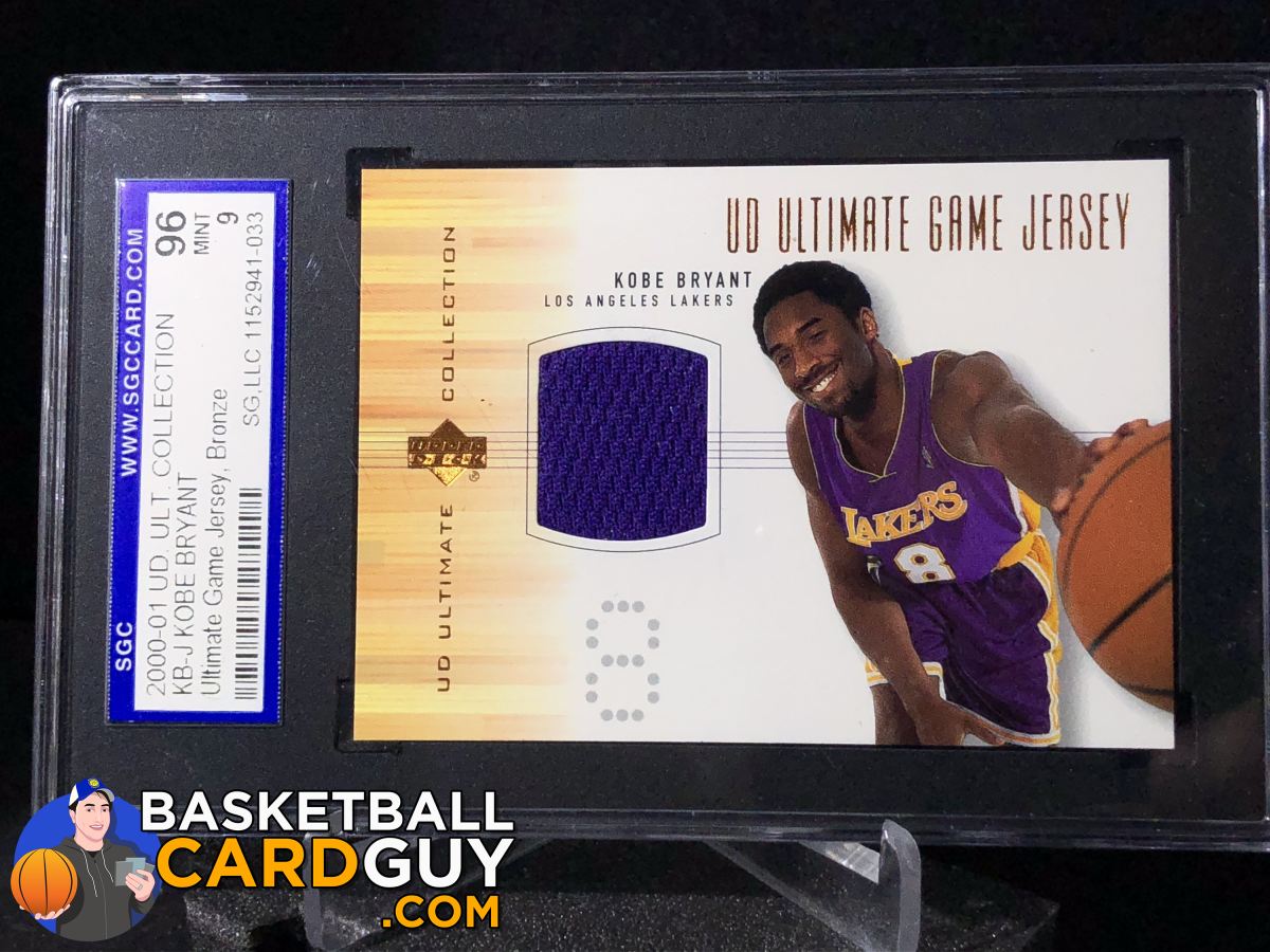 Kobe Bryant 2000-01 Ultimate Collection Game Jerseys Bronze – Basketball  Card Guy
