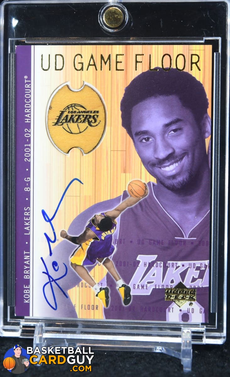 Kobe Bryant 2001-02 Upper Deck Hardcourt UD Game Floor Autographs #KBA